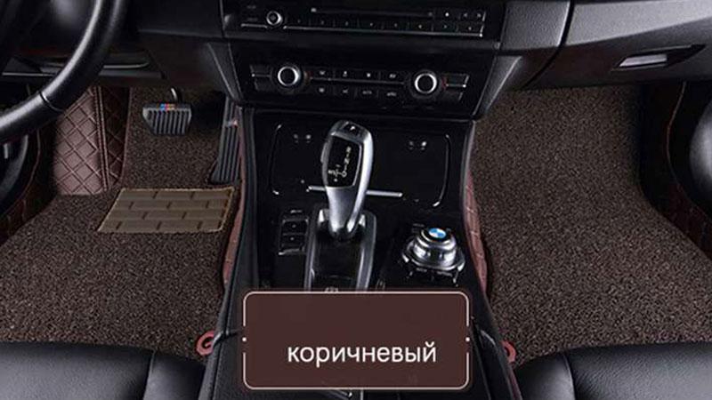 Коврик для HONDA CR-V III 2006-2011 (кожа + резина)